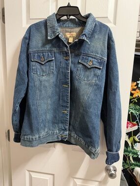 Women's Blue Denim Jean Jacket - Classic Casual Style